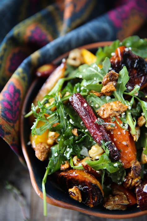 roasted-beet-carrot-salad-with-honey-thyme image