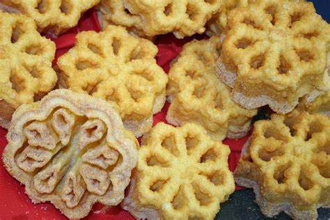 how-to-make-scandinavian-rosette-cookies-the-spruce image