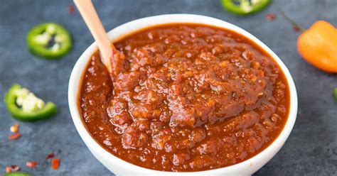 spicy-honey-bbq-sauce-recipe-chili-pepper-madness image