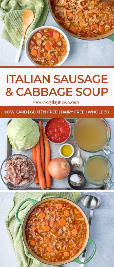 hearty-healthy-italian-sausage-and-cabbage-soup image