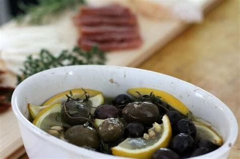 gin-marinated-olives-lydias-flexitarian-kitchen image