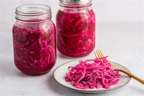 simple-red-cabbage-sauerkraut-recipe-the-spruce-eats image