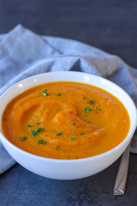 instant-pot-spicy-butternut-squash-soup-forward-eats image