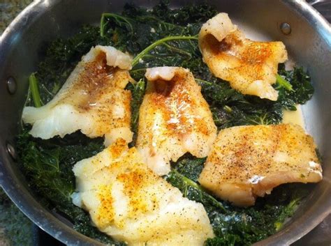steamed-fish-on-kale-recipe-cdkitchencom image