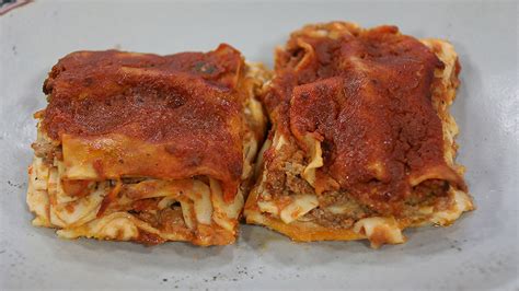 hearty-lasagna-with-veal-garlic-mozzarella-and-parmesan image