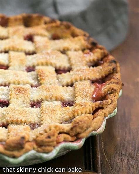classic-rhubarb-pie-with-pro-tips-that-skinny-chick-can-bake image