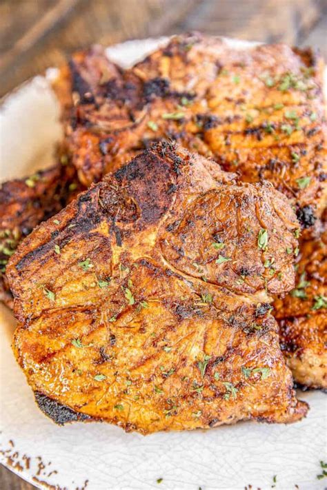 grilled-blackened-pork-chops-plain-chicken image