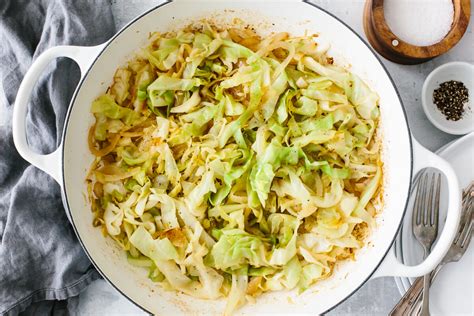sauteed-cabbage-easy-healthy-downshiftology image
