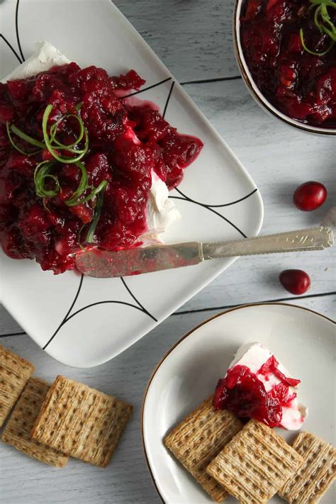 cranberry-cream-cheese-dip-quick-easy-stephie image
