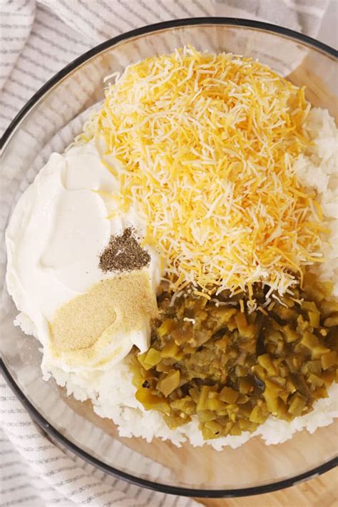 cheesy-green-chili-rice-casserole-the-carefree-kitchen image