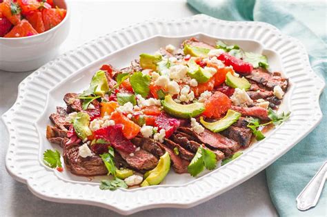 flank-steak-with-orange-and-avocado-salsa-simply image