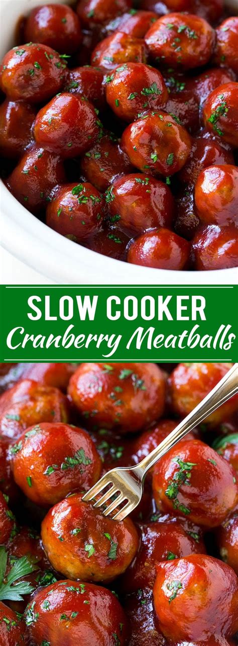 cranberry-meatballs-slow-cooker-dinner-at-the-zoo image