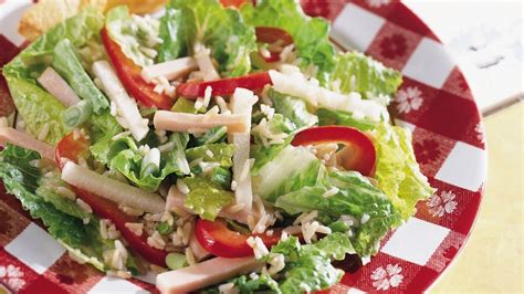 turkey-rice-and-romaine-salad-recipe-pillsburycom image