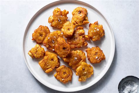 tostones-recipe-twice-fried-green-plantain-chips image