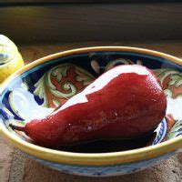 red-wine-poached-pears-italian-food-forever image