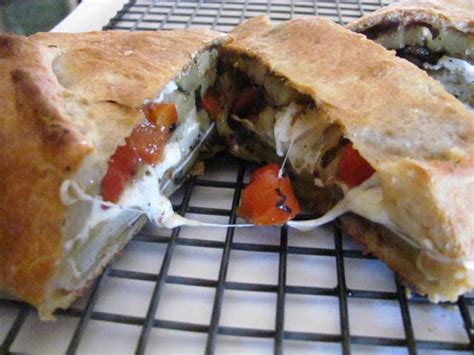 grilled-eggplant-onion-and-red-pepper-stuffed-bread image