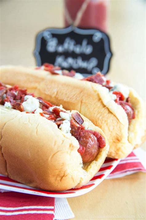 buffalo-blue-cheese-and-bacon-hot-dogs-cupcakes image