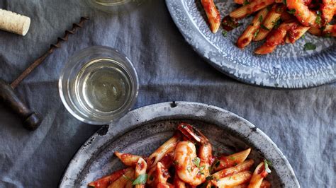 penne-with-shrimp-and-spicy-tomato-sauce image