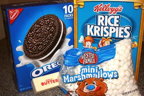 oreo-krispie-treats-butter-with-a-side-of-bread image