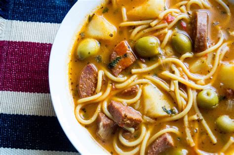 sopa-de-salchichon-salami-soup-recipe-latina-mom image