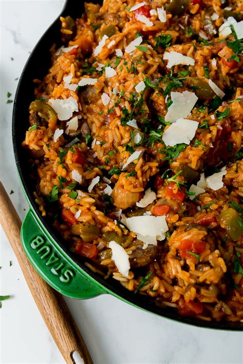 easy-italian-sausage-and-rice-skillet-for-the-love-of image