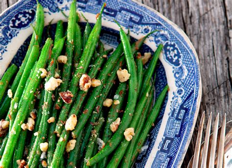 french-green-beans-with-walnut-miso-butter image