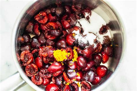 fresh-cherry-compote-recipe-simply image