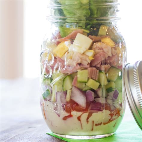 classic-cobb-mason-jar-salad-recipe-eatingwell image