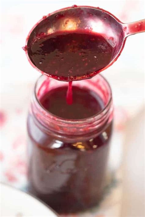 mixed-berry-syrup-recipe-the-carefree-kitchen image