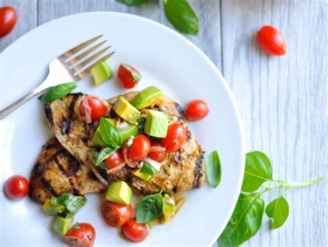 balsamic-grilled-chicken-with-avocado-cherry-tomato image