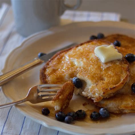 almond-flour-pancakes-recipe-emily-farris-food-wine image
