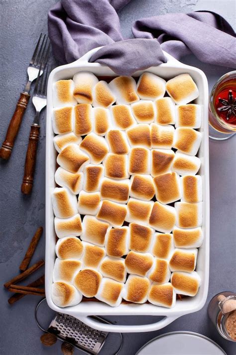 the-best-sweet-potato-casserole-recipe-with-marshmallows image