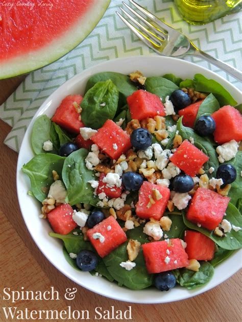spinach-watermelon-salad-cozy-country-living image