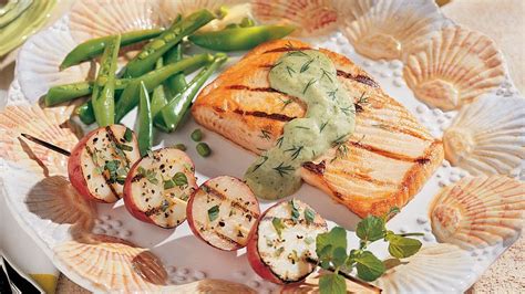 grilled-salmon-with-herbed-tartar-sauce image