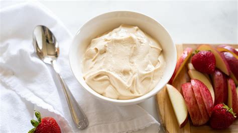 peanut-butter-fruit-dip-recipe-mashed image