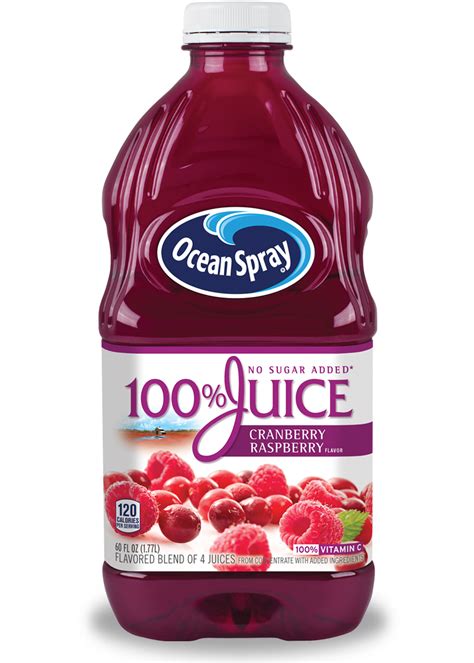 100-juice-cranberry-raspberry-ocean-spray image