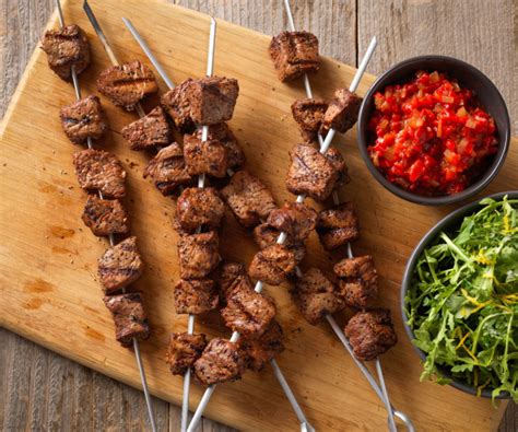 beef-sirloin-kabobs-with-roasted-red-pepper-dipping image