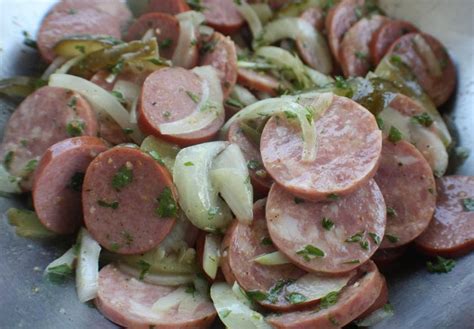 wurst-salat-german-sausage-salad-kitchen-project image
