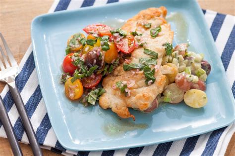 recipe-chicken-paillard-with-warm-potato-salad-blue image