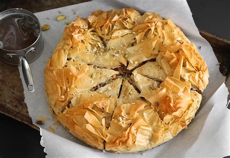 salted-greek-honey-nut-pie-sprinkle-bakes image