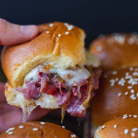easy-french-dip-sliders-recipe-video image