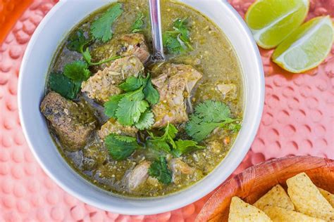 chili-verde-recipe-mexican-pork-stew-with-tomatillos image