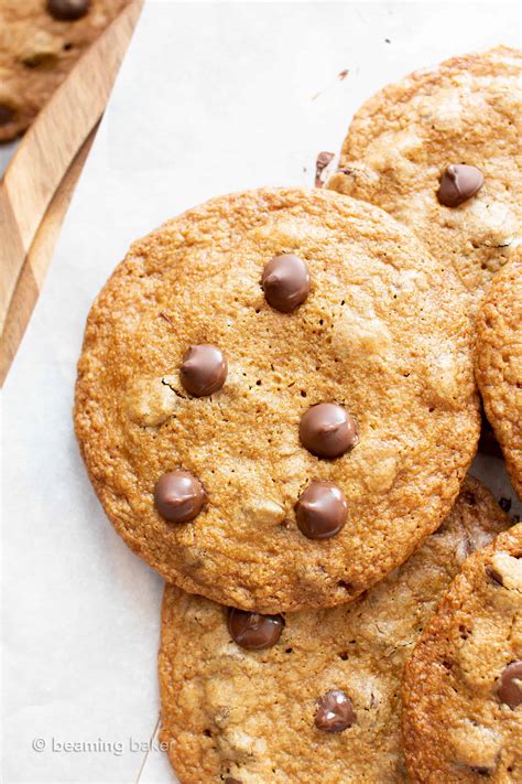 thin-crispy-vegan-chocolate-chip-cookies-gluten-free image