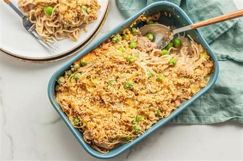 easy-tuna-noodle-casserole-with-cheddar image
