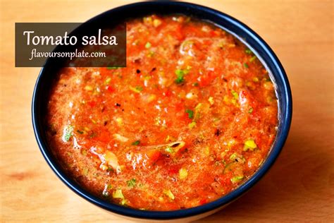 tomato-salsa-recipe-for-nachos-flavours-on-plate image
