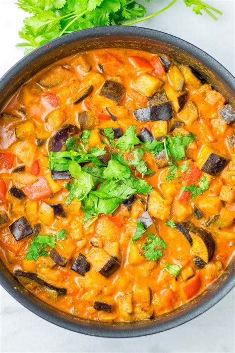 eggplant-curry-recipe-vegetarian-contentedness image