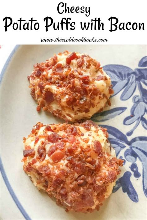 cheesy-potato-puffs-recipe-with-bacon-these-old-cookbooks image
