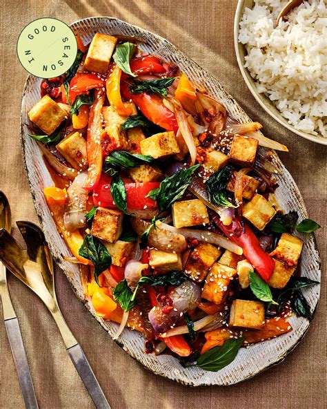bell-pepper-stir-fry-with-tofu-saveur image