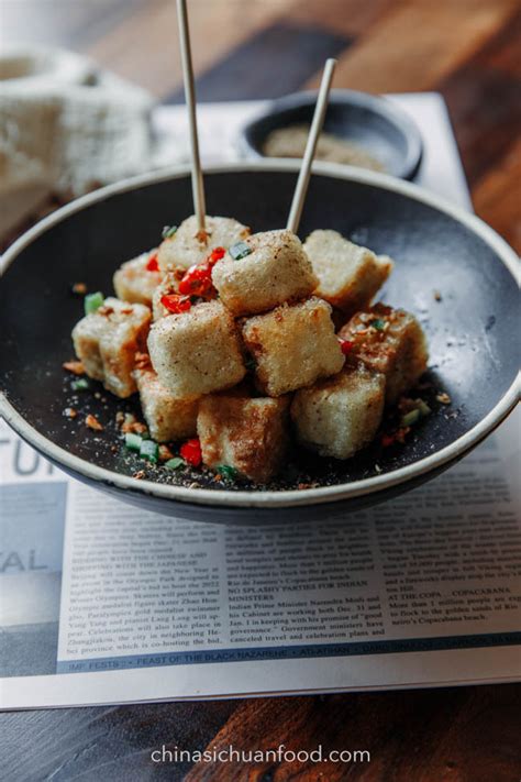 salt-and-pepper-tofu-china-sichuan-food image