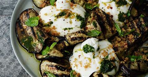 burrata-with-char-grilled-eggplant-recipe-gourmet image
